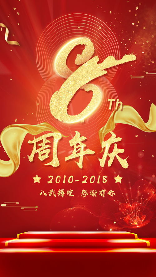 扁平周年庆典数字店庆促销活动背景海报广告设计PSD分层素材模板 高效打造吸睛数字周年庆海报